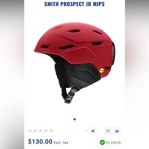 SMITH MIPS Kids Red Protective Helmet